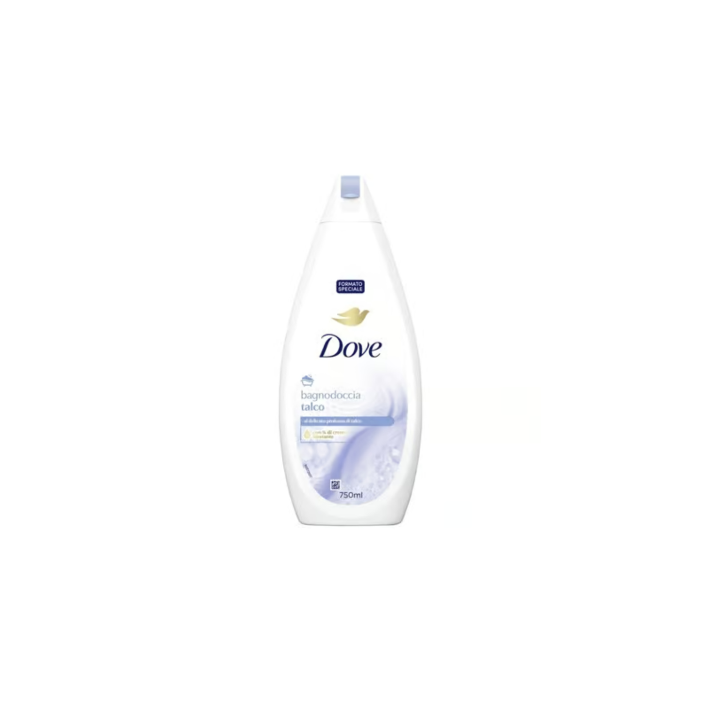 Dove Bath Talc 750ml - A Soothing Bath