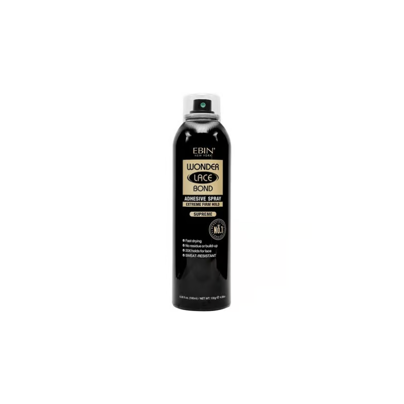 Ebin Wonder Lace Bond Adhesive Spray Extreme Firm Hold Supreme 180ml