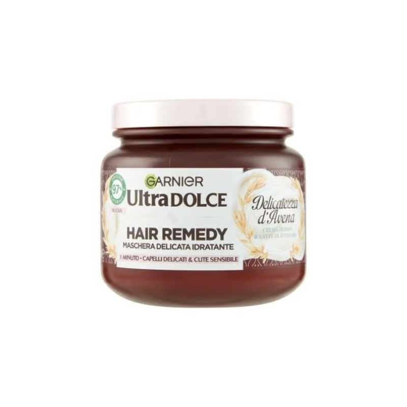 Garnier Ultra Dolce Hair Remedy Delicate And Moisturizing Hair Mask Oat Softness 340 Ml