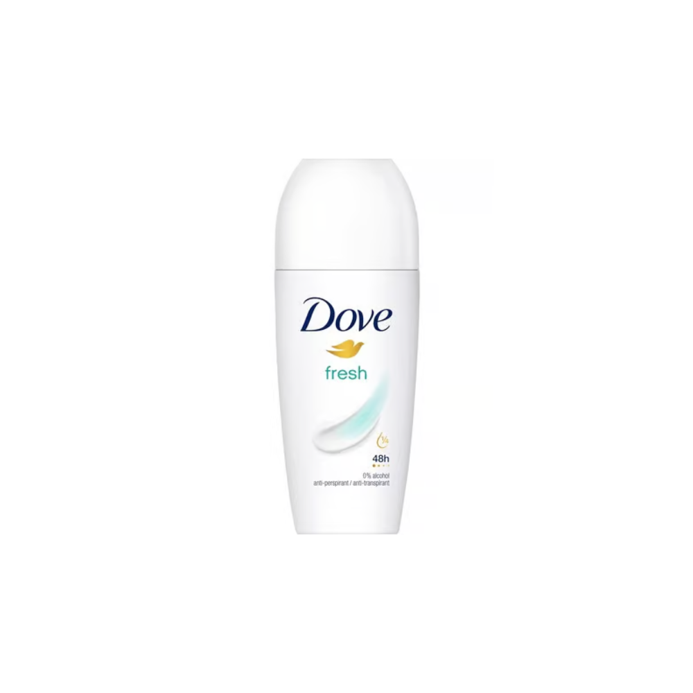 Dove Fresh Anti-Perspirant Roll On Deodorant with ¼ Moisturising Cream 50ml