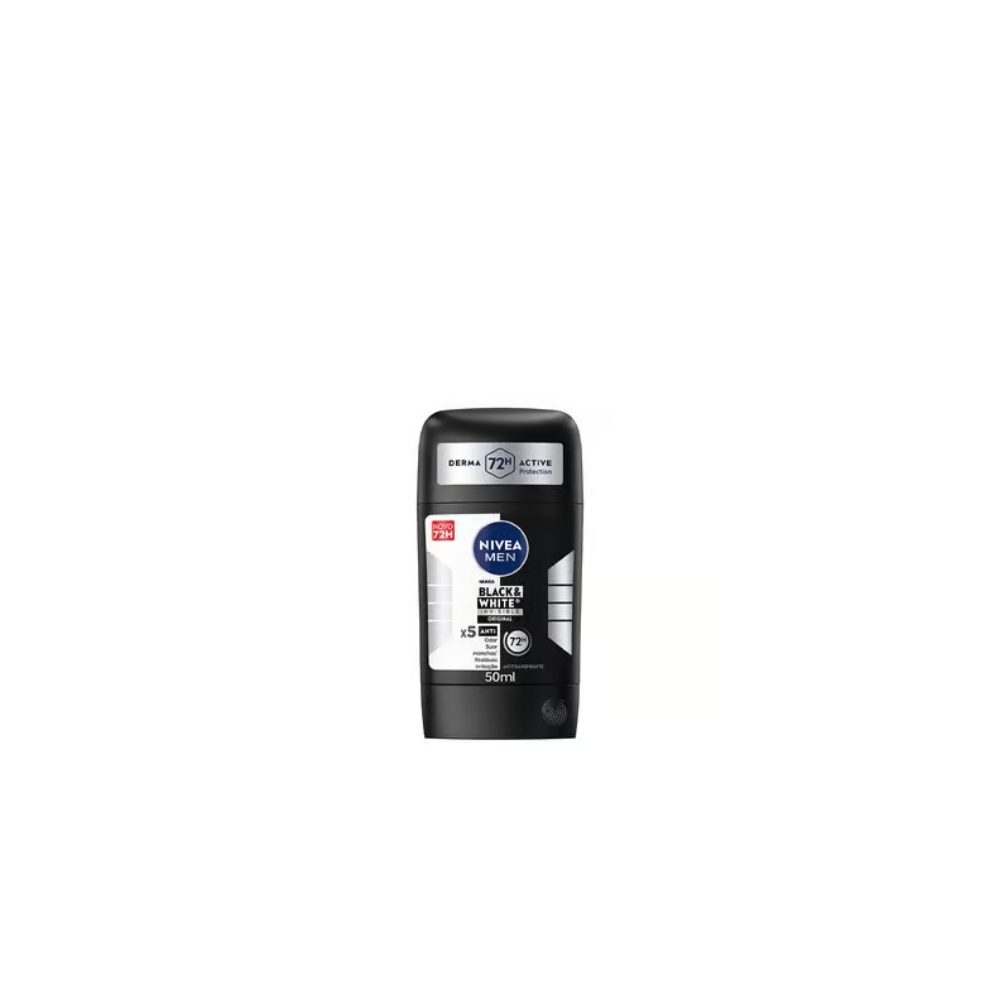 Nivea Men Black & White Invisible Original Deodorant Stick 50ml
