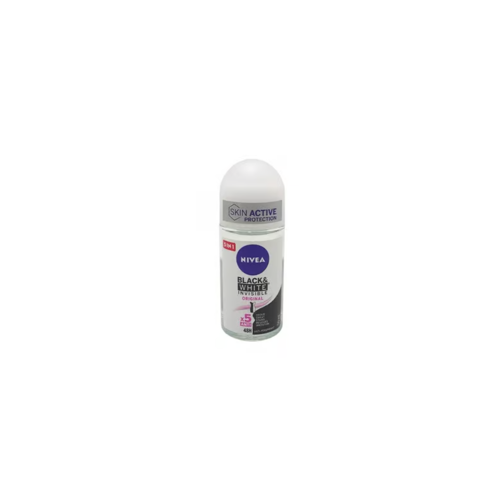 Nivea Black & White Invisible Original Rollon 72h 50ml
