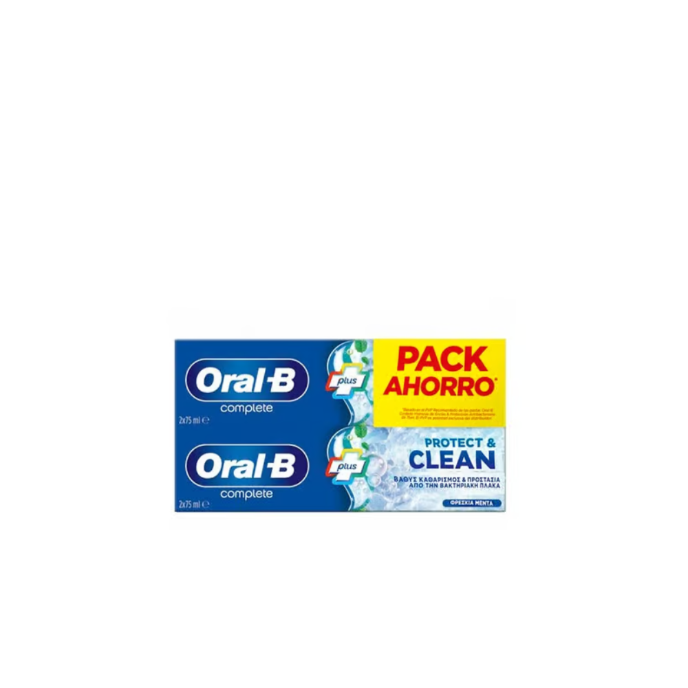 Oralb Complete Toothpaste Protects & Cleans 2x75ml Special Price