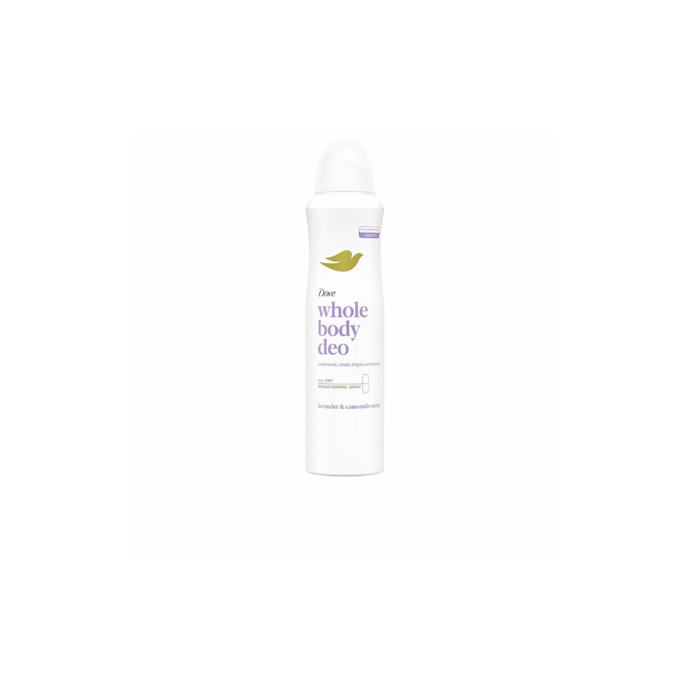 Dove Lavender And Chamomile Unisex Body Spray Deodorant 150ml