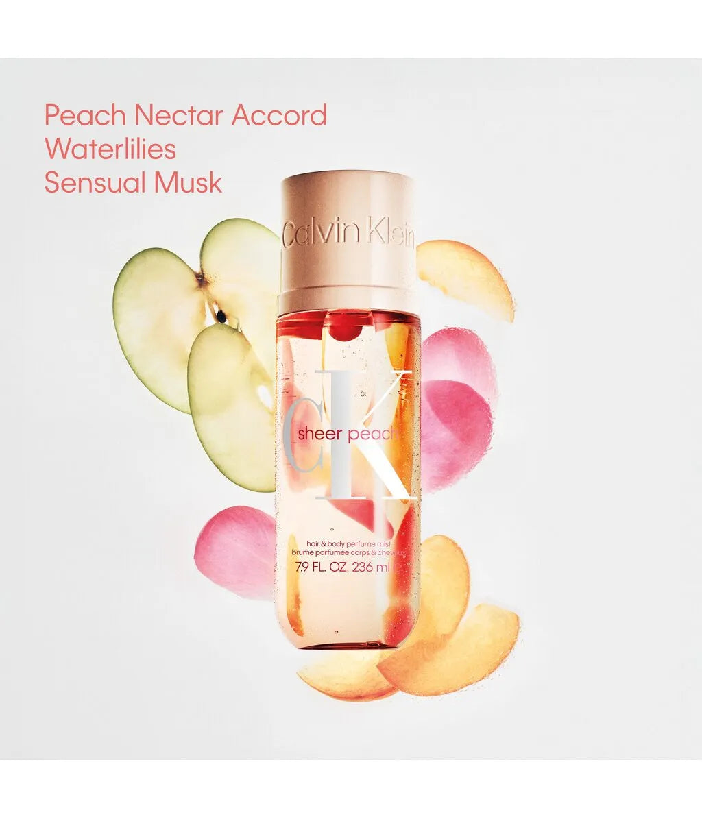 Ck One Sheer Peach Hair & Body Perfume Mist 236ml