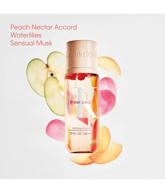 Ck One Sheer Peach Hair & Body Perfume Mist 236ml