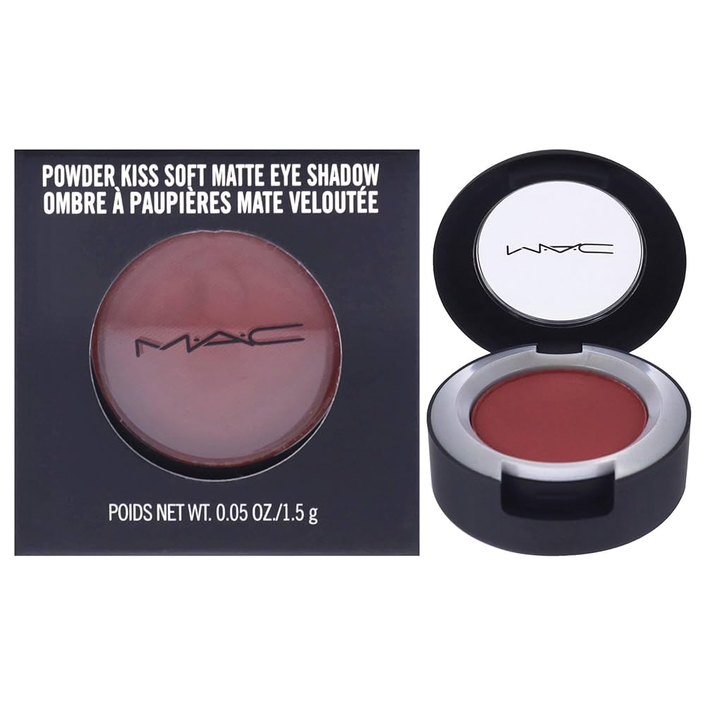 MAC Powder Kiss Eyeshadow Devoted To Chili 0.05 oz