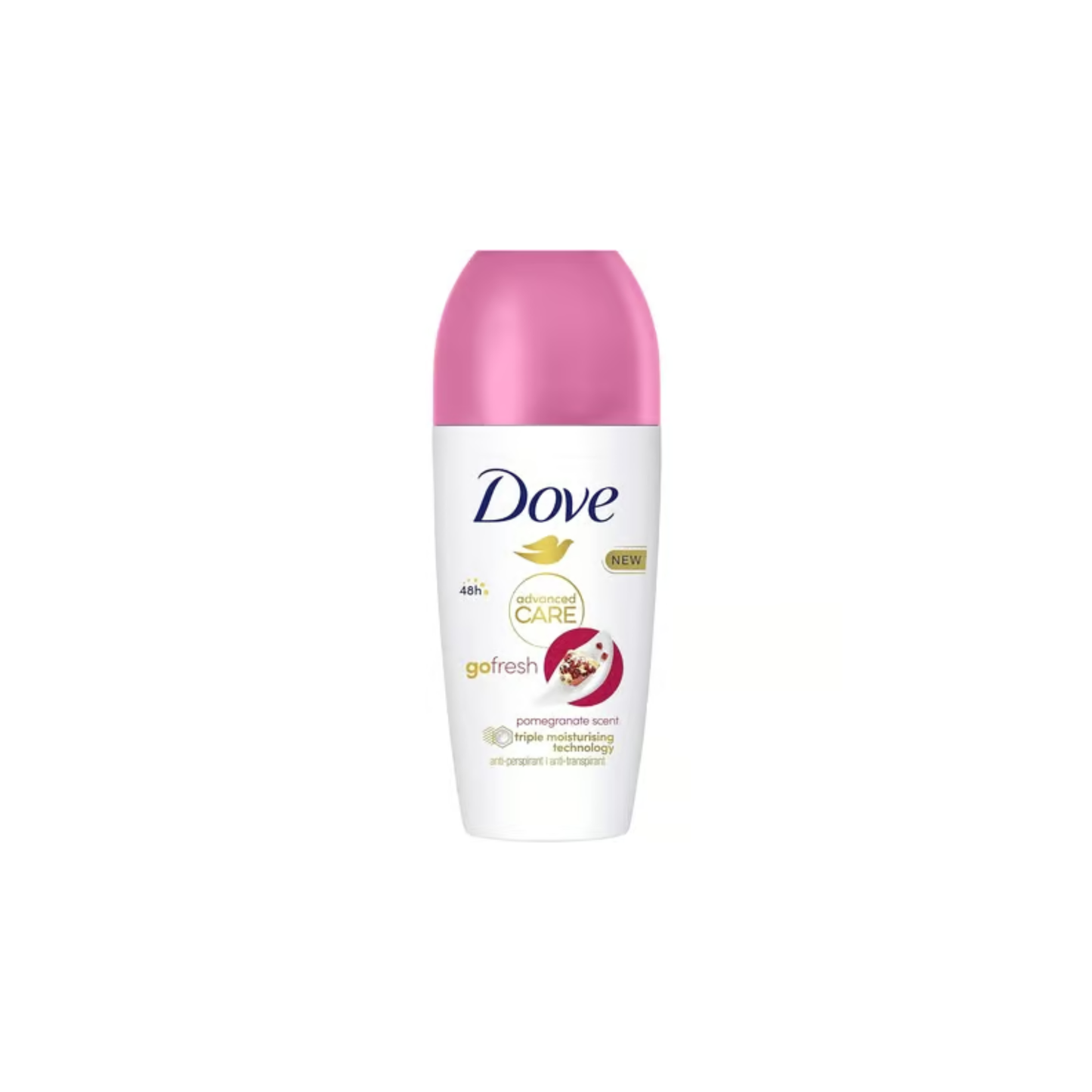 Dove Advanced Care Go Fresh Pomegranate Scent Anti-perspirant Deodorant with Triple Moisturizing Technology Roll-On 50ml