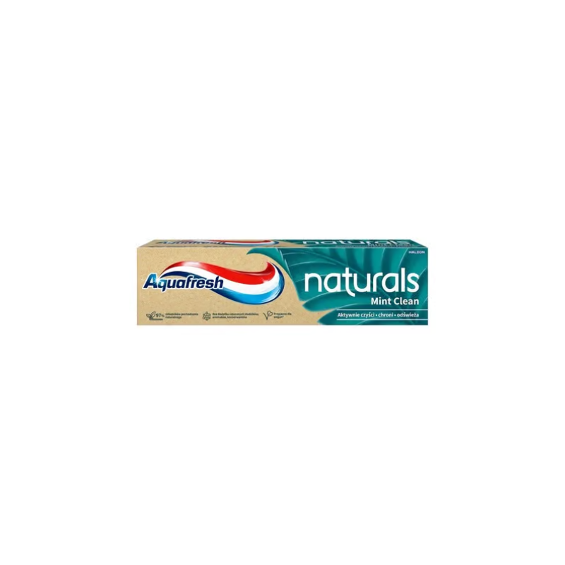 Aquafresh Naturals Mint Clean Toothpaste With Fluoride 75ml