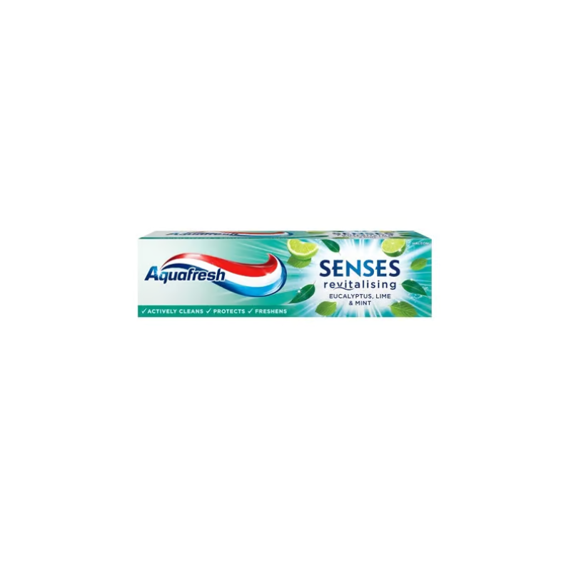 Aquafresh Senses Revitalising Toothpaste Eucalyptus 75ml