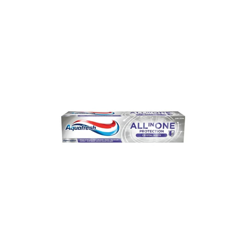 Aquafresh All In One Protection Crystal White Toothpaste 75ml