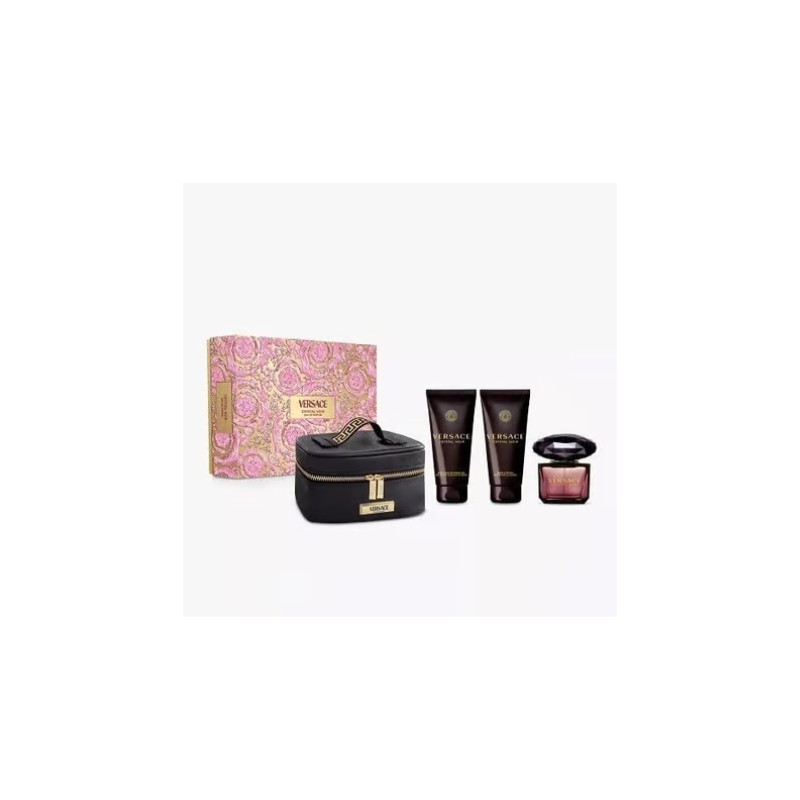 Versace Crystal Noir 90ml EDP Spray Gift Set