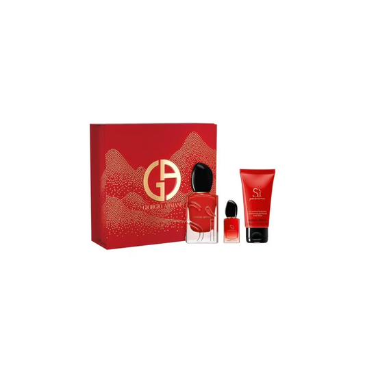 Giorgio Armani Si Passione Set - Eau De Parfum Spray 50ml, Eau De Parfum 7ml, Body Lotion 50ml