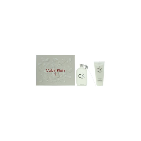 Calvin Klein Ck One Eau De Toilette Spray 200 ML 2 Piece Gift Set With Body Lotion 200 ML