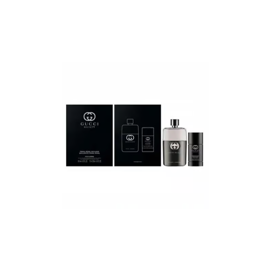 Gucci Guilty Homme Eau De Toilette Spray Set 90ml Spray And 70g Deodorant Stick