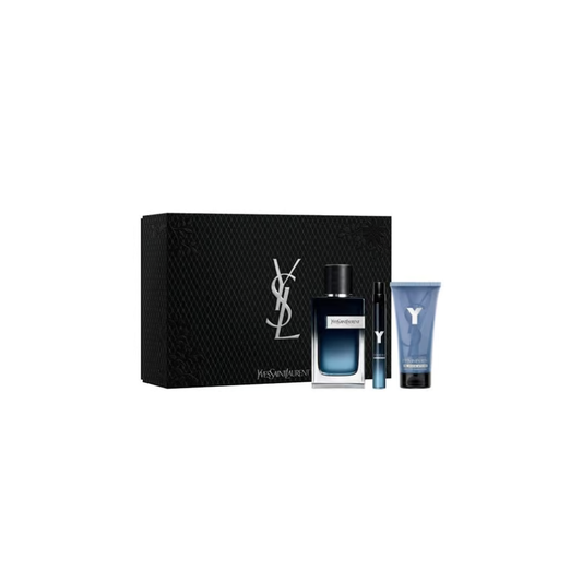 Yves Saint Laurent Y Eau De Parfum Spray Set - 100ml, 10ml, And Shower Gel 50ml
