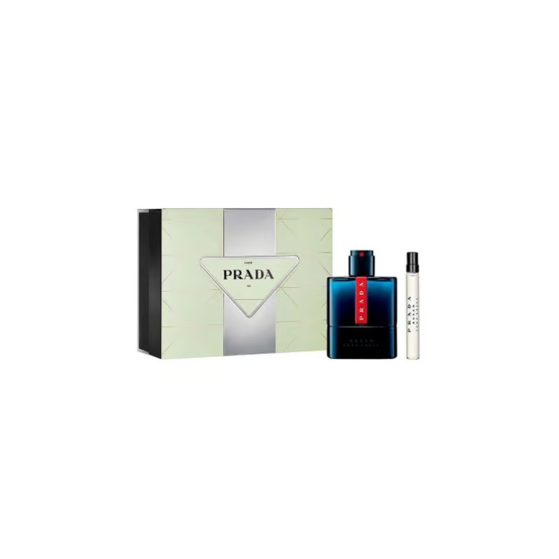 Prada Luna Rossa Ocean Eau De Toilette Set 100ml 10ml