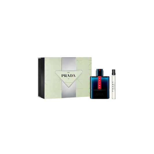 Prada Luna Rossa Ocean Eau De Toilette Set 100ml 10ml