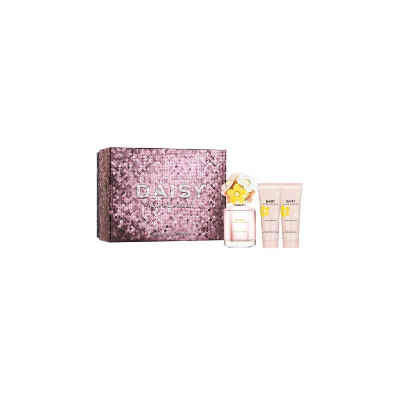 Marc Jacobs Daisy Eau So Fresh Set - Eau De Toilette Spray 75ml, Body Lotion 75ml, Shower Gel 75ml