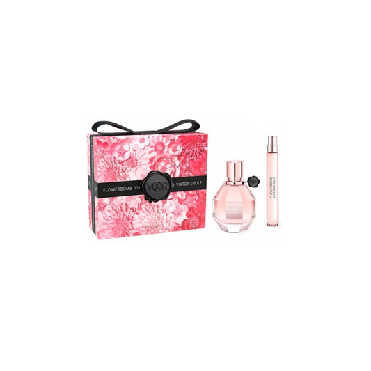 Viktor & Rolf Flowerbomb Eau De Parfum Spray 50ml + Eau De Parfum Spray 10ml Set