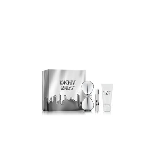 DKNY 24/7 Eau De Parfum 3 Piece Gift Set with Body Lotion