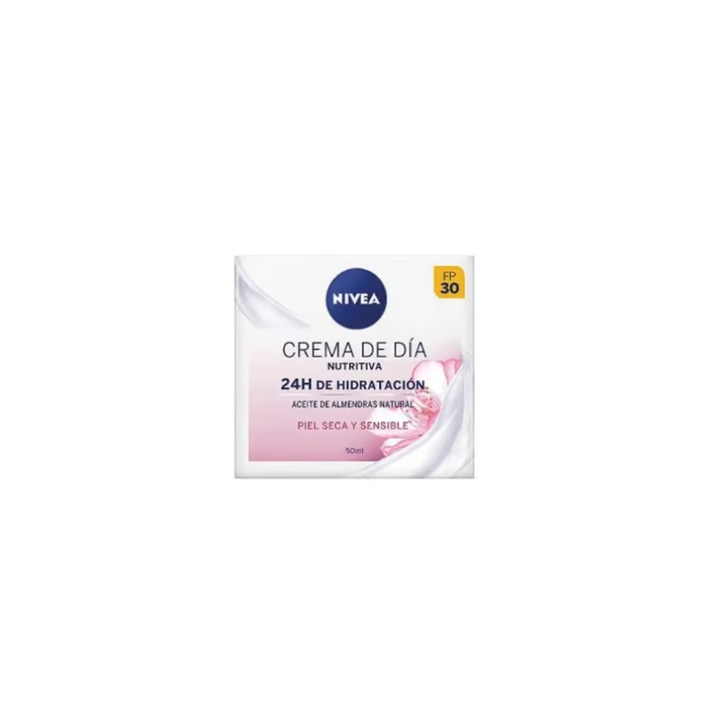 Nivea Nourishing Day Cream 24h Hydration For Dry And Sensitive Skin 50ml
