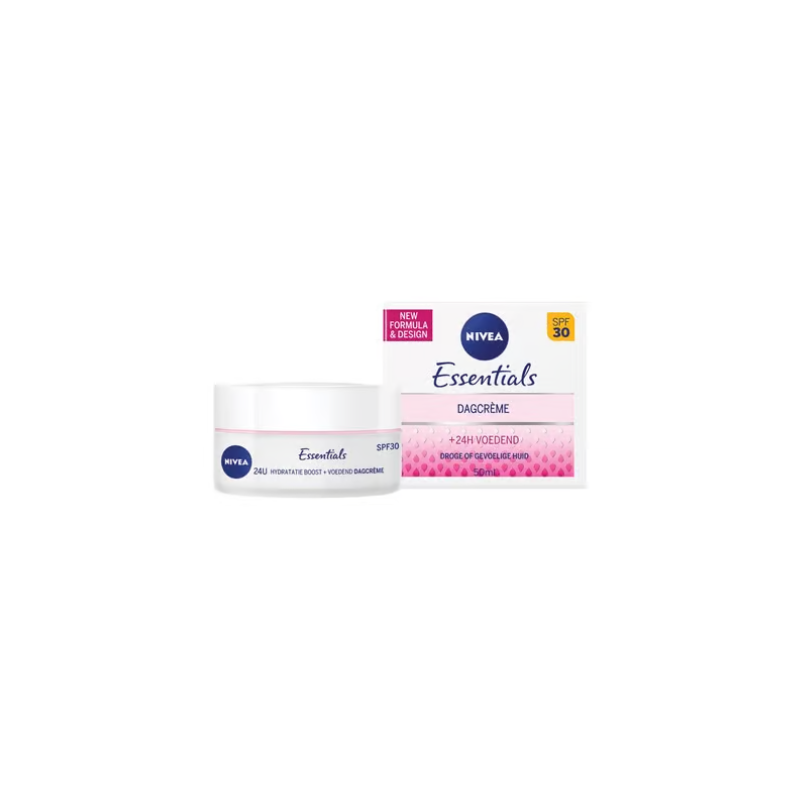 Nivea Essentials Day Cream Soothing Drysensitive Skin Spf30