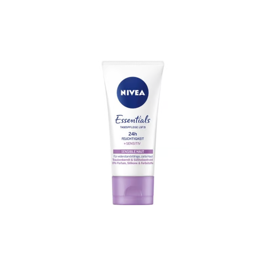Nivea Soothing Day Cream 24h Moisture SPF 15 Fragrance-Free Face Cream