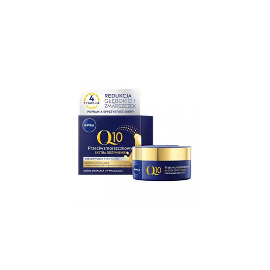 Nivea Q10 Anti-Wrinkle Rebuilding Nourishing Cream For Mature And Demanding Skin Night 50ml
