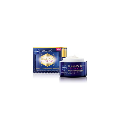 NIVEA Cellular Luminous630 Anti-Spot Regenerating Night Cream 50ml with Hyaluronic Acid and Luminous630 for Even Skin