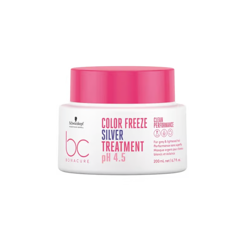 Schwarzkopf Professional Bc Color Freeze Silver Intensive Rebuilding Cream Mask For Colored Hair 200ml
