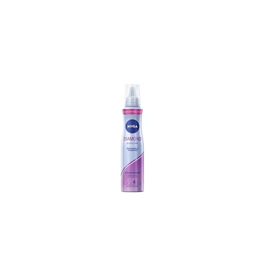 Nivea Hair Mousse Diamond Gloss 150 Ml