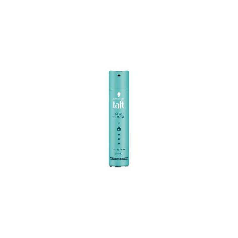 Taft Hair Spray Aloe Boost Hl 4 250ml - Strong Hold Hair Spray
