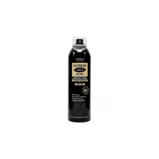 Ebin Wonder Lace Bond Adhesive Spray Extreme Firm Hold Supreme 180ml