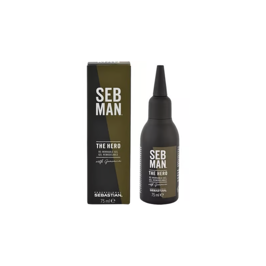Seb Man The Hero Remodelable Hair Gel & Pomade for Men 75ml
