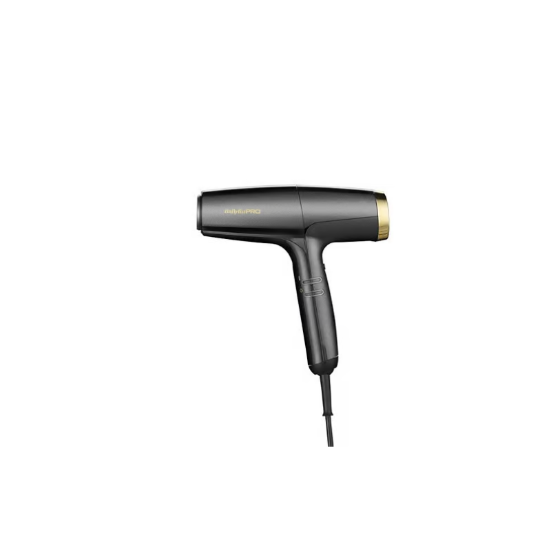 Babyliss Pro Falco Grey & Gold Professional High Speed Hair Dryer