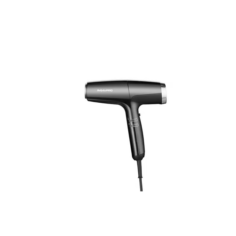 Babyliss Pro Falco Black & Silver Professional Highspeed Hair Dryer