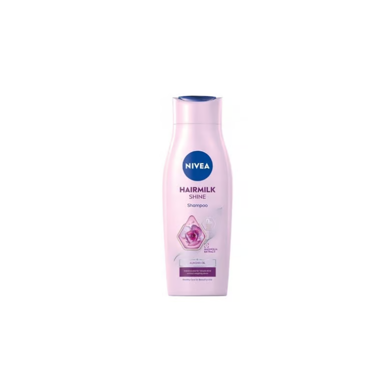 Nivea Caring Shampoo With Milk And Silk Proteins For Glossy Hair Without Shine 250 Ml