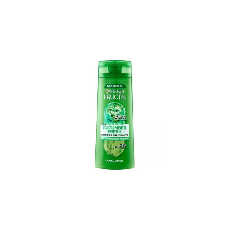 Garnier Fructis Cucumber Fresh Shampoo For Oily Hair 250ml