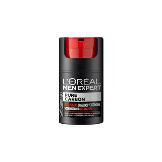 L'Oreal Paris Men Expert Pure Carbon Hydrating & Mattifying Gel Day Cream - 50 Ml - Oily Skin