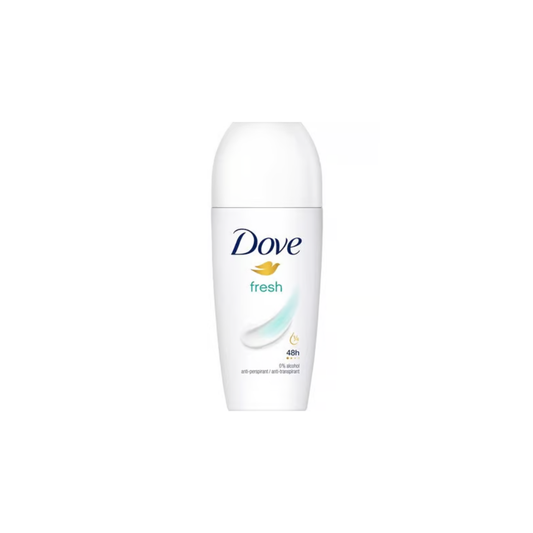 Dove Fresh Anti-Perspirant Roll On Deodorant with ¼ Moisturising Cream 50ml