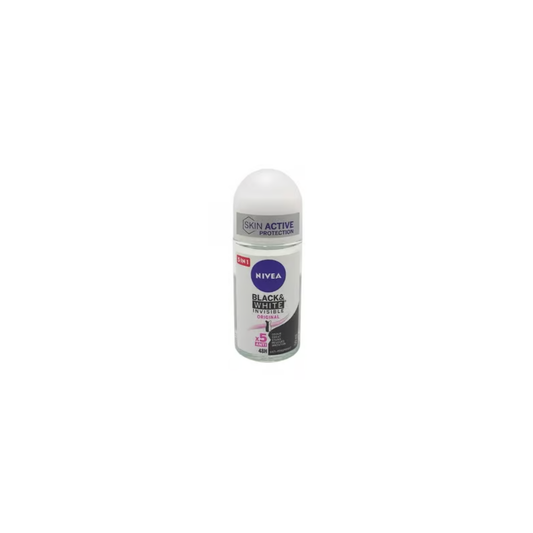 Nivea Black & White Invisible Original Rollon 72h 50ml