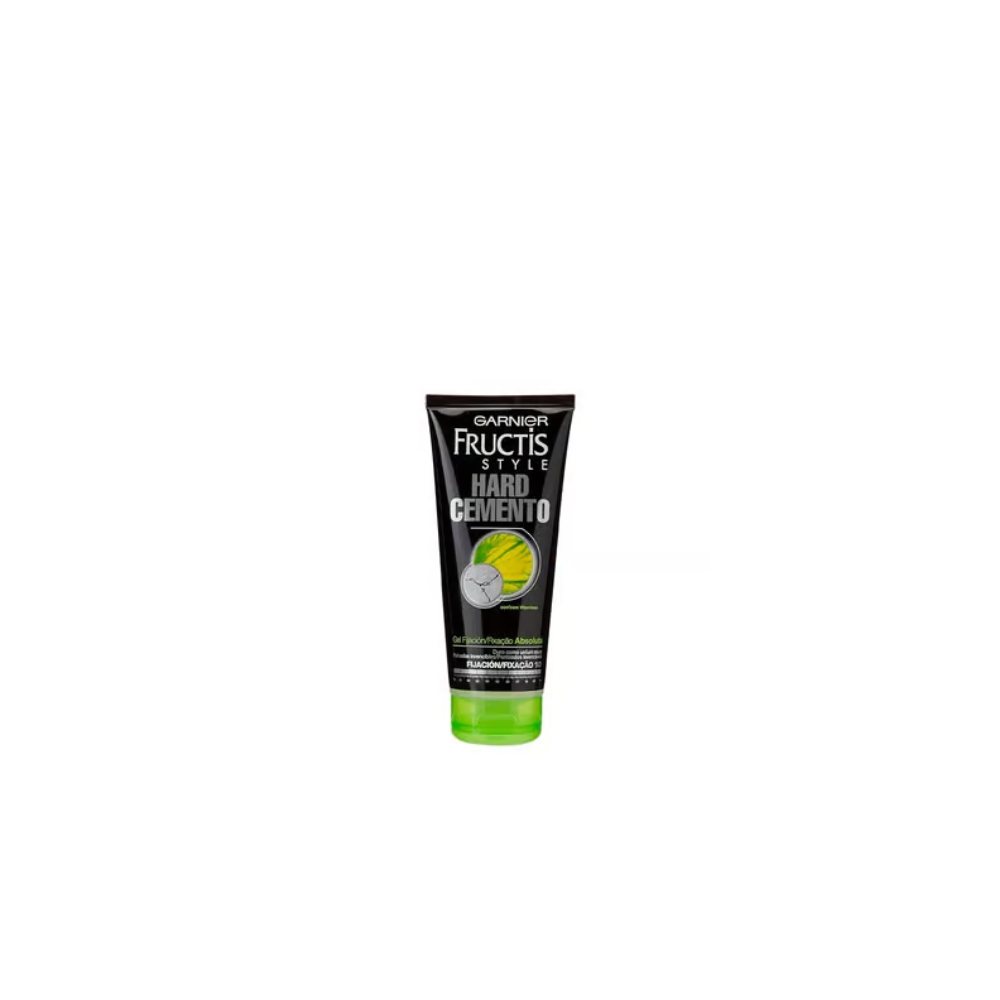 Garnier Fructis Style Hard Cement Hair Gel 200ml Strong Hold